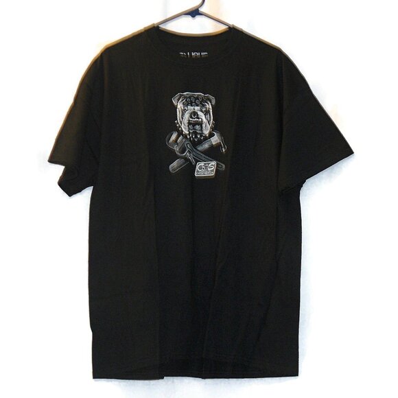 Cats Suck Biker Black T-Shirt Size XL - Picture 2 of 6